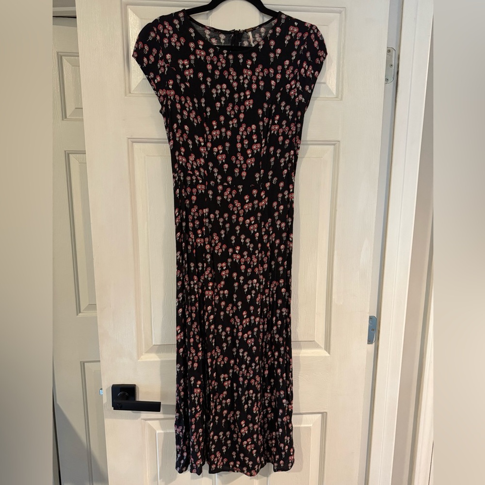 Free People Floral Midi Dress